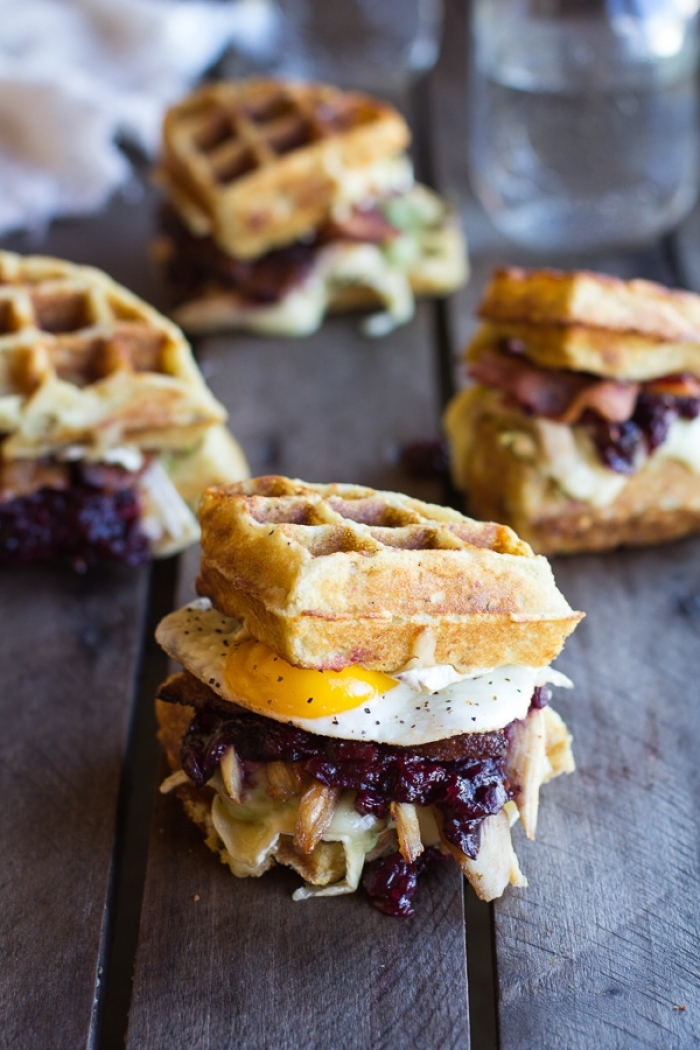 gaufre salé - Recette Gaufre Dinde pour noel