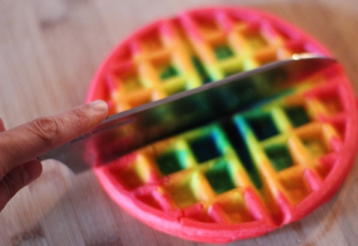 gaufre sucré - Recette Gaufre Arc En Ciel Céréales Frozen