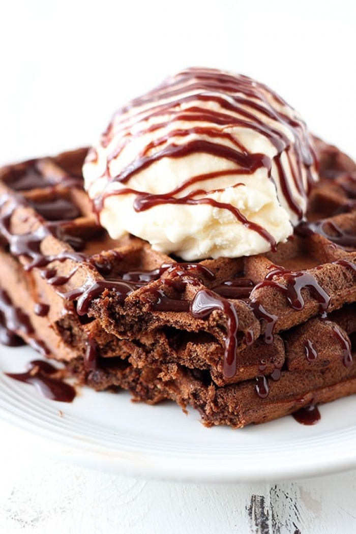 gaufre sucré - Recette Gaufres Fudge