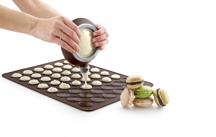 Appareil à Macaron - Lékué Set de Cuisson pour macaron en silicone