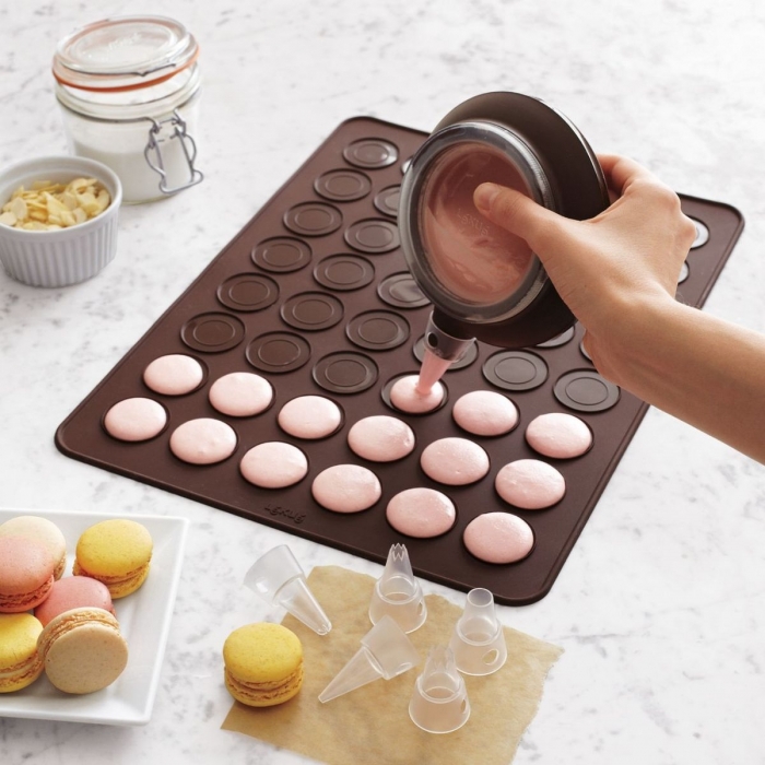 Appareil à Macaron - Lékué Set de Cuisson pour macaron en silicone