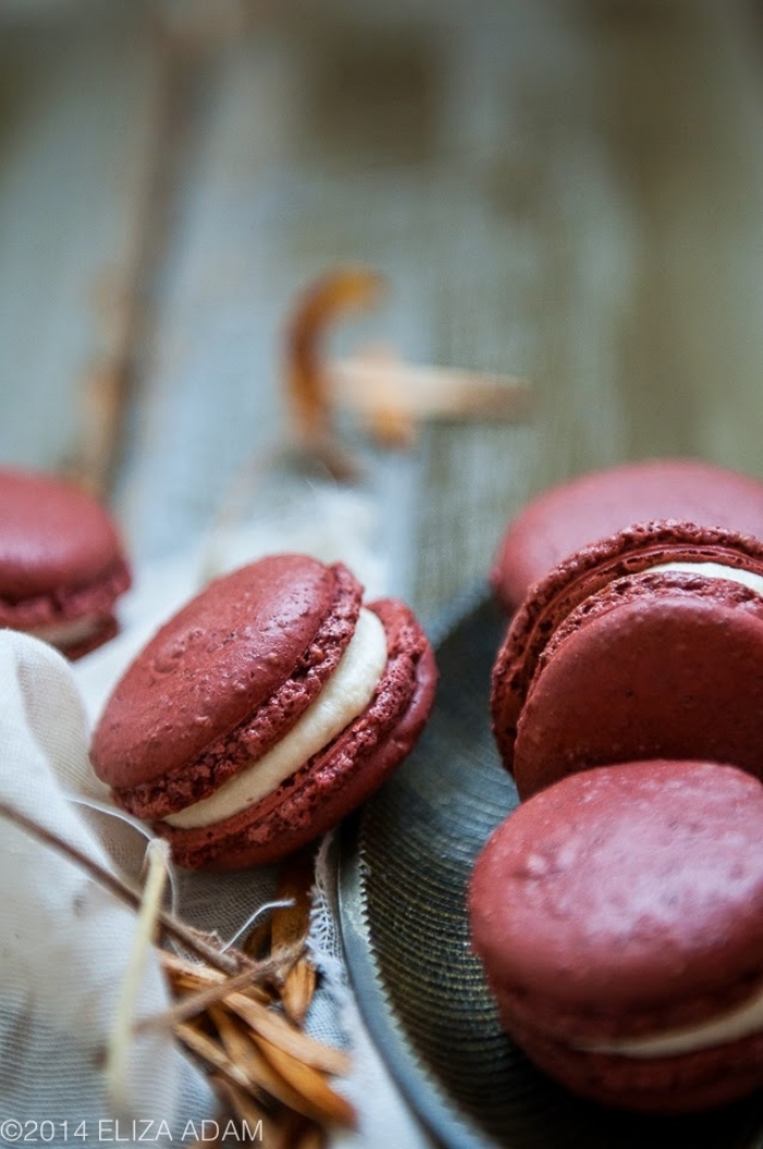 macaron - Recette Macaron Rouge Velours