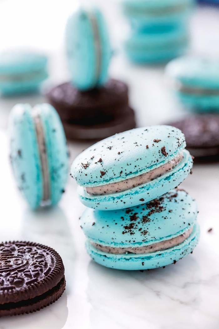 macaron - Recette Macaron Oreo Cheesecake