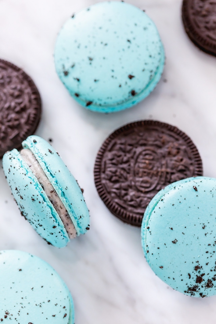 macaron - Recette Macaron Oreo Cheesecake