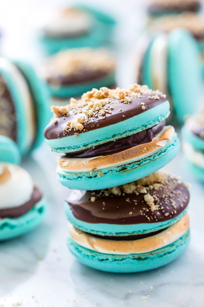 macaron - Recette Macaron Guimauve Chocolat