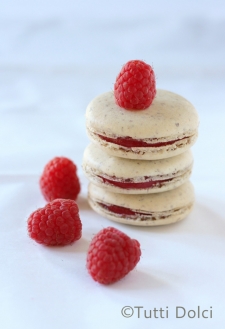 macaron - Recette Macaron Vanille Confiture de Framboise