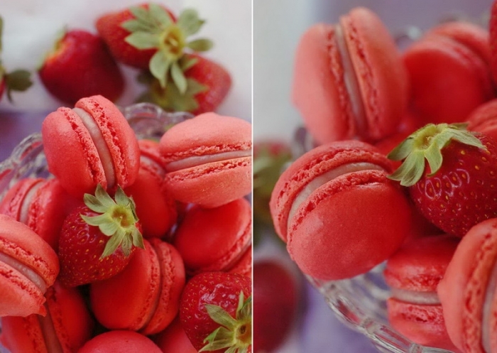 macaron - Recette Macaron à la fraise