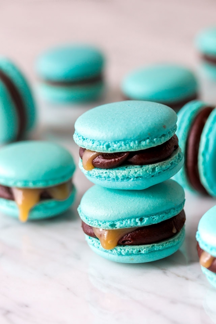 macaron - Recette Macaron Chocolat Caramel