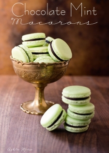 macaron - Recette Macaron Chocolate Mint