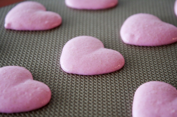 macaron - Recette Macaron Coeur Saint-Valentin