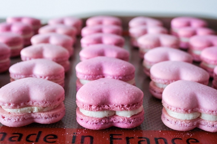 macaron - Recette Macaron Coeur Saint-Valentin