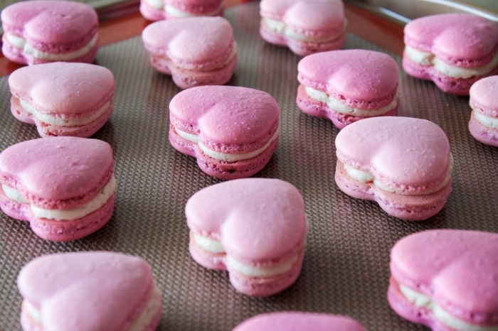 macaron - Recette Macaron Coeur Saint-Valentin