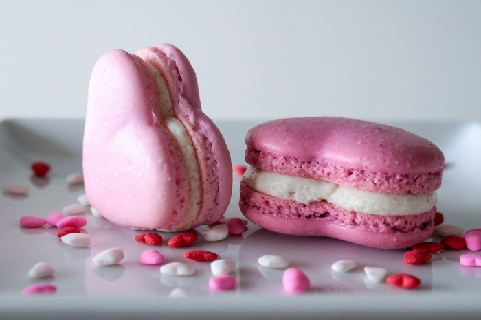 macaron - Recette Macaron Coeur Saint-Valentin