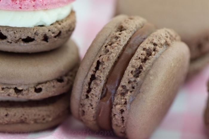 macaron - Recette Macaron Chocolat Fraise et Napolitains