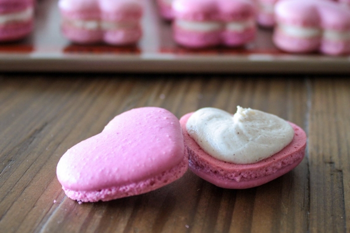 Recette macaron coeur saint valentin
