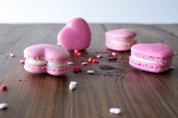 Recette macaron - Recette Macaron Coeur Saint-Valentin